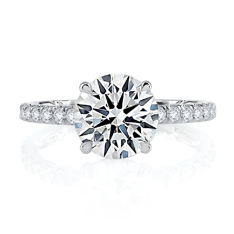 Elegant Jewelry, Exclusive Prices – Shop Now A. Jaffe Round Diamond Solitaire Engagement Ring
