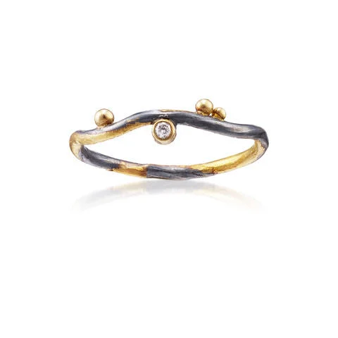Timeless Beauty, Unbeatable Deals – Jewelry Sale On Seafire Gold & Silver Ring w. Diamond, 0.02 ct Timeless Beauty, Unbeatable Deals – Jewelry Sale On Seafire Gold & Silver Ring w. Diamond, 0.02 ct