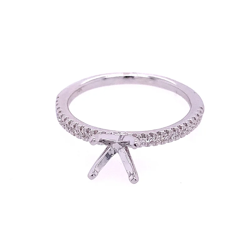 Holiday Jewelry Sale – Perfect Gifts At Great Prices Diamond Semi Mount in White Gold Holiday Jewelry Sale – Perfect Gifts At Great Prices Diamond Semi Mount in White Gold