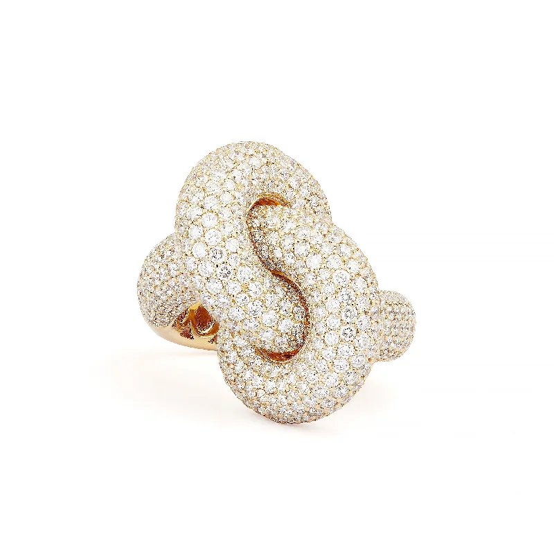 Fine Jewelry, Limited-Time Offers Available Legacy Knot Big (Fat) 18K Gold Ring w. Diamonds Fine Jewelry, Limited-Time Offers Available Legacy Knot Big (Fat) 18K Gold Ring w. Diamonds