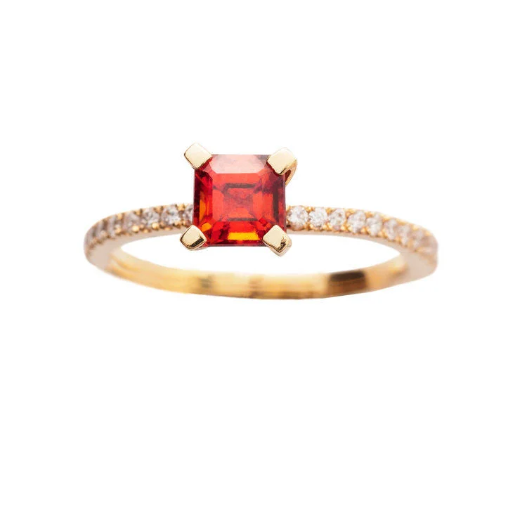 Elegant Jewelry, Exclusive Prices – Shop Now Firenze Ring Gold, White, Red
