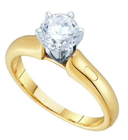 Affordable Elegance – Special Jewelry Sale Now Live Signature Certificate 1 1/4 CTW Diamond Solitaire Engagement Ring in 14KT Yellow Gold Affordable Elegance – Special Jewelry Sale Now Live Signature Certificate 1 1/4 CTW Diamond Solitaire Engagement Ring in 14KT Yellow Gold