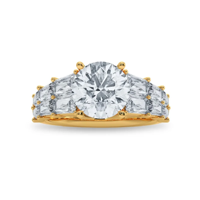 Luxury Handcrafted Jewelry For Elegant Looks Signature EcoLove Diamond Dreams 6-1/3 CTW Lab Grown Diamond Engagement Ring in 14KT Yellow Gold Luxury Handcrafted Jewelry For Elegant Looks Signature EcoLove Diamond Dreams 6-1/3 CTW Lab Grown Diamond Engagement Ring in 14KT Yellow Gold