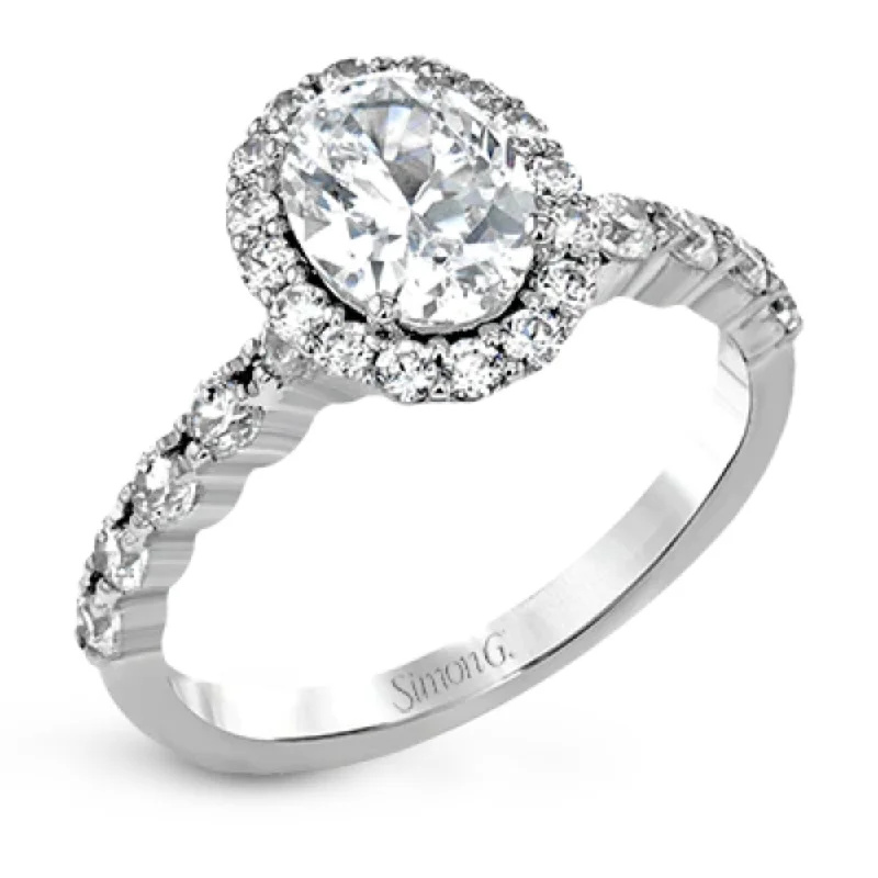 Best Jewelry Deals – Shop Premium Pieces At Great Prices Simon G. 18k Oval-Cut Halo Engagement Ring with Diamonds