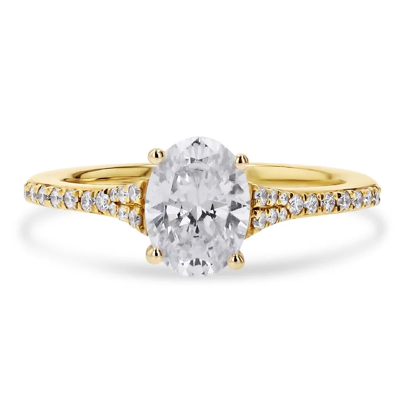 Shop Trending Jewelry With Exclusive Savings Simon G Split Shank Engagement Ring