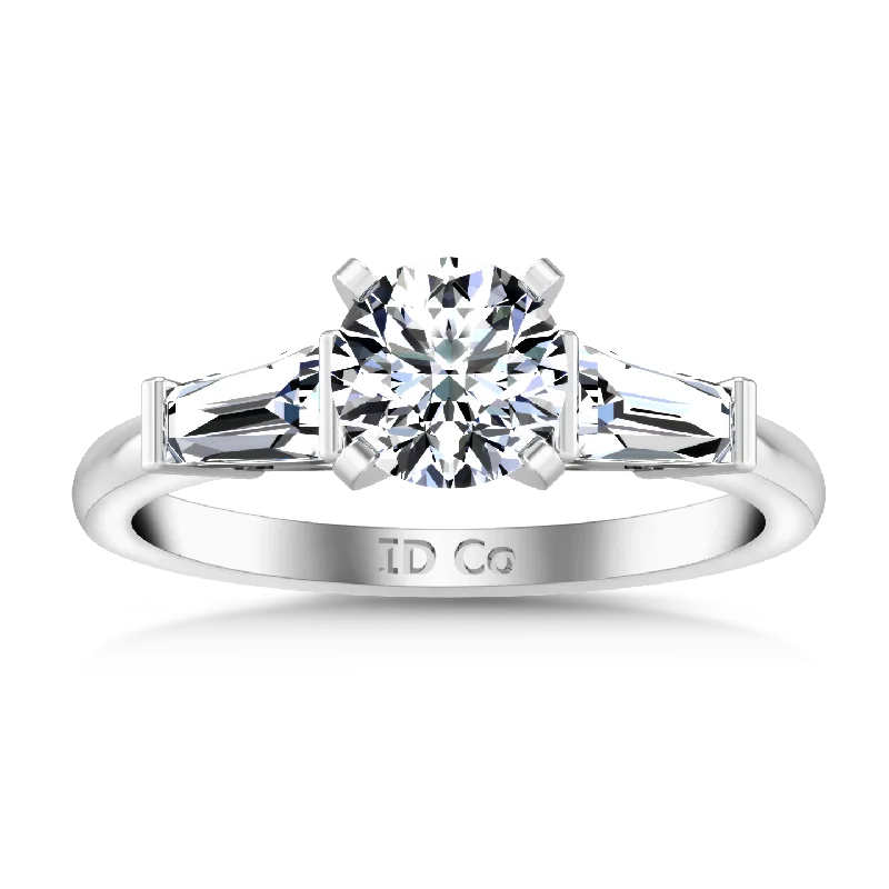 Exclusive Online Discounts On Stylish Jewelry Three Stone Engagement Ring Prong Channel Set Tappered Baguette 14K White Gold Exclusive Online Discounts On Stylish Jewelry Three Stone Engagement Ring Prong Channel Set Tappered Baguette 14K White Gold