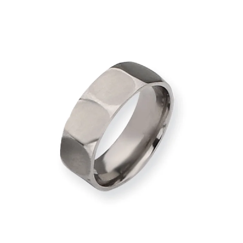 Dazzle In Elegance With Our Biggest Jewelry Sale Titanium, 8mm Lug Nut Comfort Fit Band Dazzle In Elegance With Our Biggest Jewelry Sale Titanium, 8mm Lug Nut Comfort Fit Band