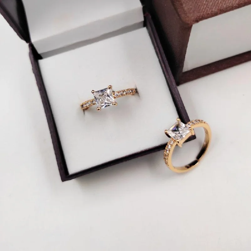 Special Sale On Handcrafted Jewelry – Shop Today Aamrapali  Gold Plated American Diamond  Ring