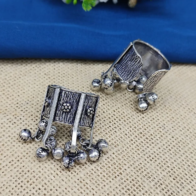 Exclusive Jewelry Offers – Shine For Less Akruti Collection Oxidized Plated Ghungroo Ring