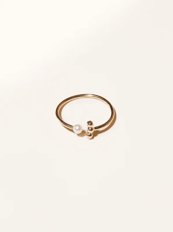 Seasonal Jewelry Clearance – Best Styles At The Lowest Prices Caesar Open Pearl Ring