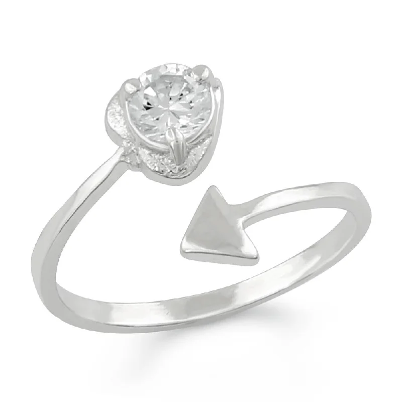 Special Sale On Handcrafted Jewelry – Shop Today Mahi Adjustable Designer Solitaire Crystal Finger Ring