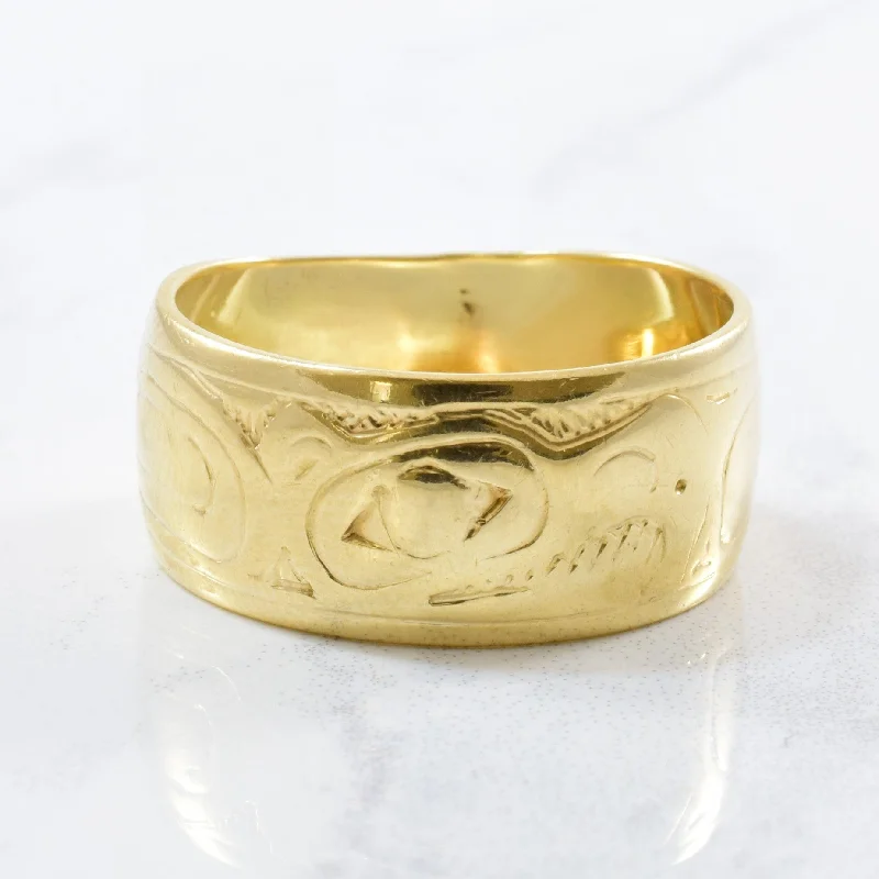 Exclusive Jewelry Sale Event – Shop Now N. Cross' Indigenous Eagle Art Gold Band | SZ 9.75 | Exclusive Jewelry Sale Event – Shop Now N. Cross' Indigenous Eagle Art Gold Band | SZ 9.75 |