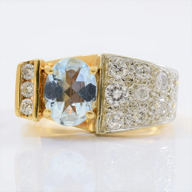 Celebrate With Sparkle – Jewelry Sale Now Live Pave Diamond & Aquamarine Ring | 0.65ctw, 1.35ct | SZ 8.5 | Celebrate With Sparkle – Jewelry Sale Now Live Pave Diamond & Aquamarine Ring | 0.65ctw, 1.35ct | SZ 8.5 |