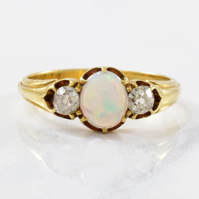 Best Jewelry Sale Prices – Limited-Time Offer Edwardian Opal & Diamond Ring | 0.40ctw, 0.50ct | SZ 8.25 | Best Jewelry Sale Prices – Limited-Time Offer Edwardian Opal & Diamond Ring | 0.40ctw, 0.50ct | SZ 8.25 |
