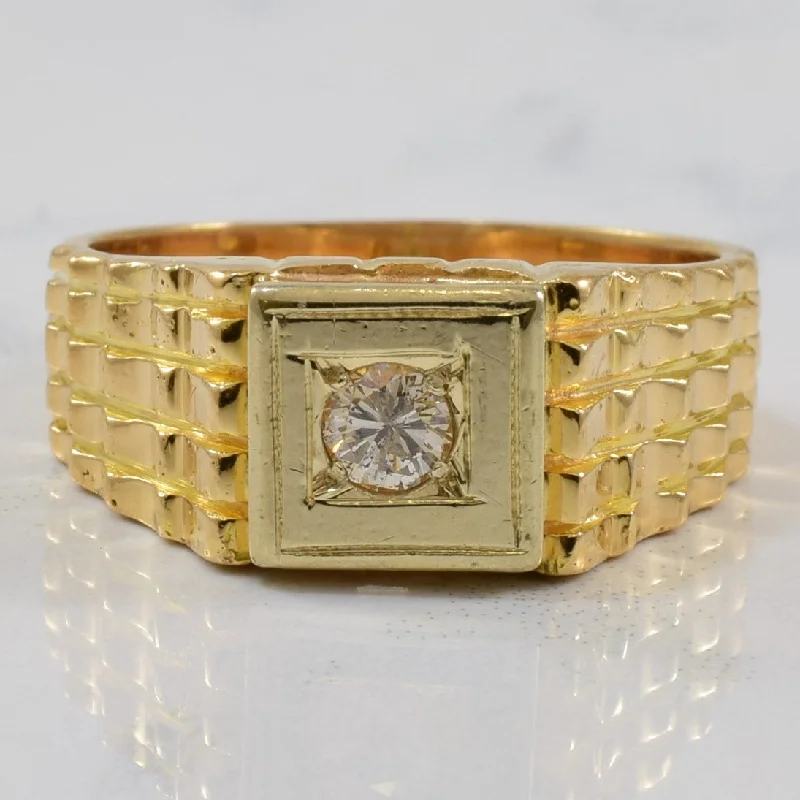Seasonal Jewelry Clearance – Best Styles At The Lowest Prices Patterned Solitaire Diamond Band | 0.15ct | SZ 7.75 | Seasonal Jewelry Clearance – Best Styles At The Lowest Prices Patterned Solitaire Diamond Band | 0.15ct | SZ 7.75 |