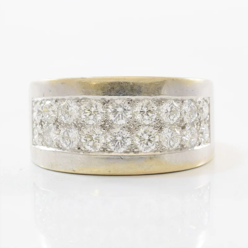 Exclusive Jewelry Markdowns – Limited-Time Offer 'Cavelti' Double Row Pave Diamond Band | 1.26ctw | SZ 9 | Exclusive Jewelry Markdowns – Limited-Time Offer 'Cavelti' Double Row Pave Diamond Band | 1.26ctw | SZ 9 |