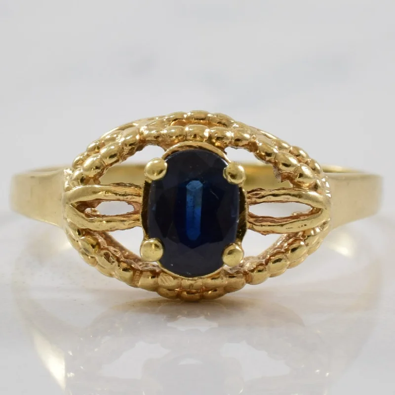 Unmissable Jewelry Clearance – Final Reductions Blue Sapphire Rope Detailed Ring | 0.60ct | SZ 8.5 | Unmissable Jewelry Clearance – Final Reductions Blue Sapphire Rope Detailed Ring | 0.60ct | SZ 8.5 |