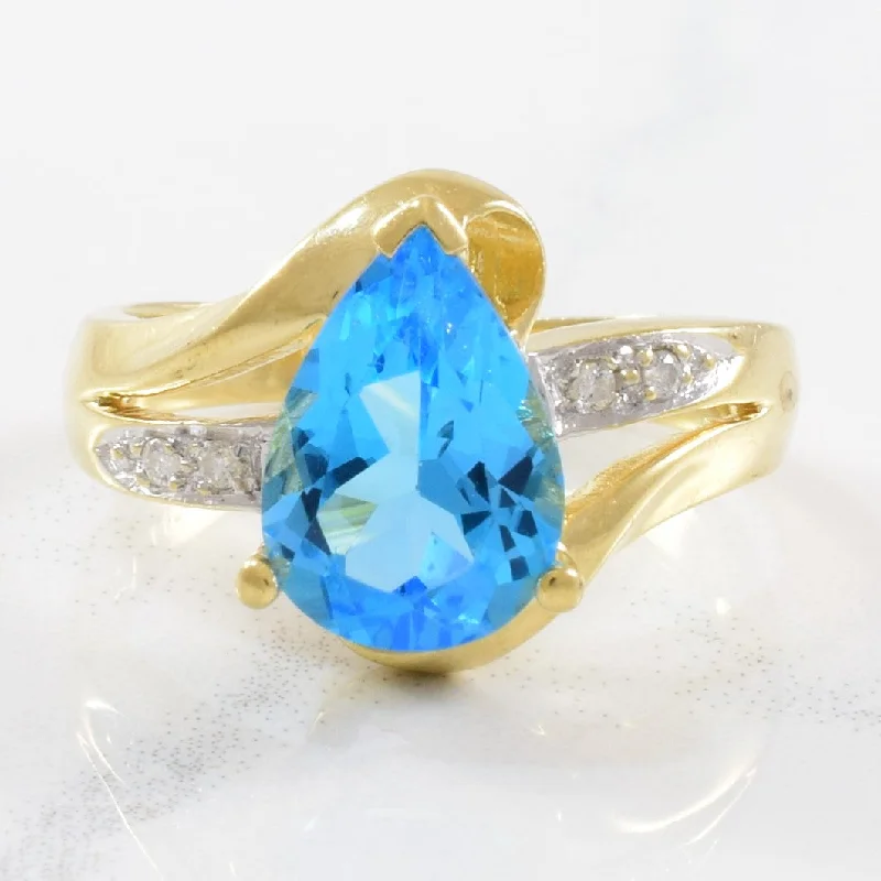 Limited-Time Jewelry Sale – Don't Miss Out On Dazzling Discounts Blue Topaz & Diamond Bypass Ring | 0.02ctw, 2.00ct | SZ 4.5 | Limited-Time Jewelry Sale – Don't Miss Out On Dazzling Discounts Blue Topaz & Diamond Bypass Ring | 0.02ctw, 2.00ct | SZ 4.5 |