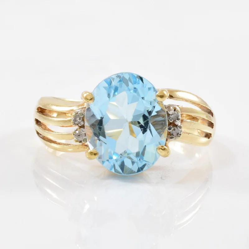 The Ultimate Jewelry Sale – Shop Premium Styles Blue Topaz & Diamond Bypass Wave Ring | 0.02ctw, 4.50ct | SZ 7.75 | The Ultimate Jewelry Sale – Shop Premium Styles Blue Topaz & Diamond Bypass Wave Ring | 0.02ctw, 4.50ct | SZ 7.75 |