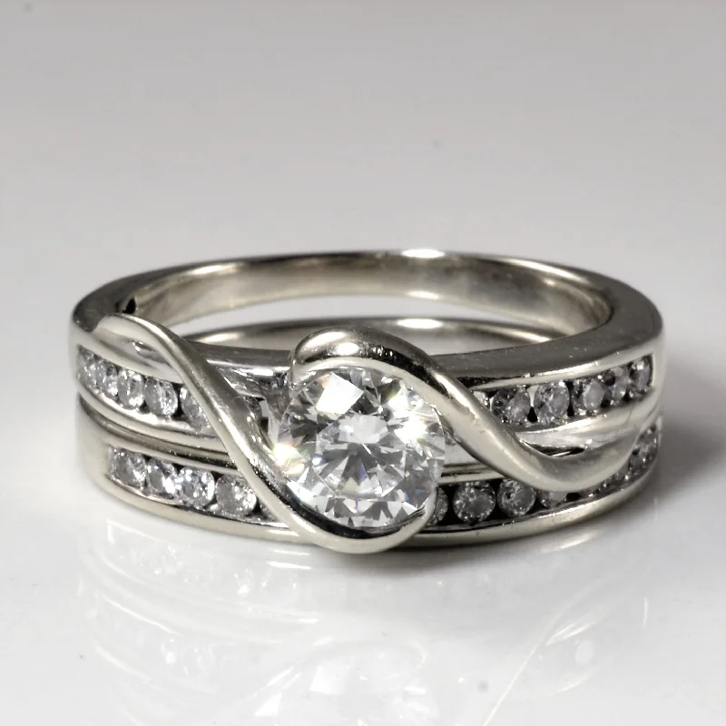 Shine Without Limits – Jewelry Sale Happening Now Bypass Diamond Wedding Set | 1.02ctw | SZ 6.25 | Shine Without Limits – Jewelry Sale Happening Now Bypass Diamond Wedding Set | 1.02ctw | SZ 6.25 |