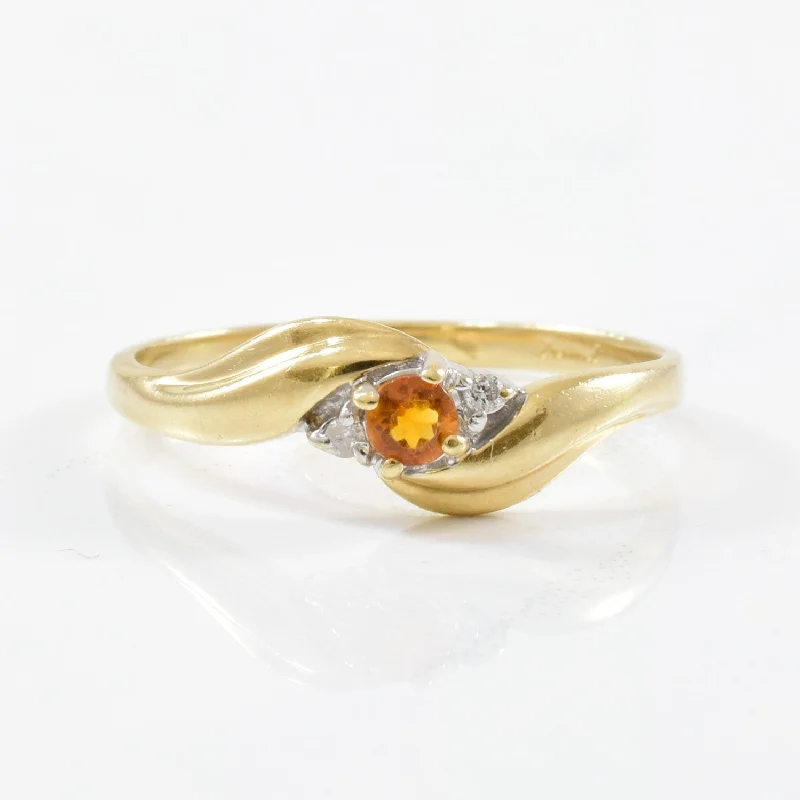 Timeless Elegance, Temporary Discounts – Act Fast Bypass Citrine & Diamond Ring | 0.01ctw, 0.10ct | SZ 6.5 | Timeless Elegance, Temporary Discounts – Act Fast Bypass Citrine & Diamond Ring | 0.01ctw, 0.10ct | SZ 6.5 |