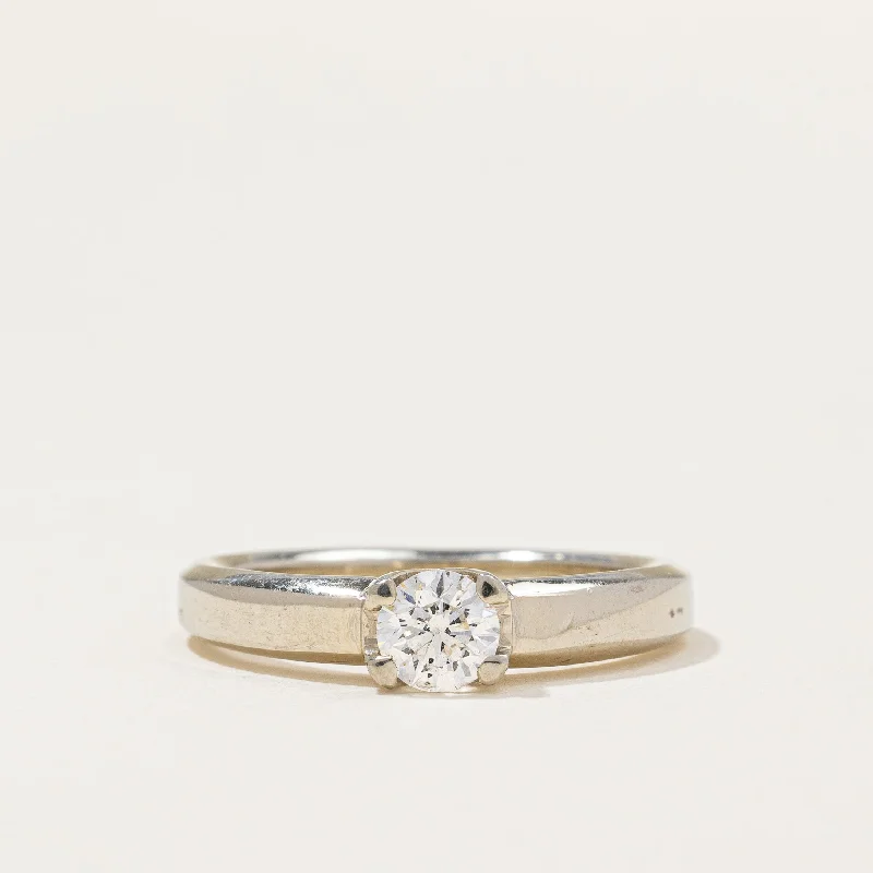 Chic And Stylish Jewelry At Exclusive Prices Flush Set Diamond Solitaire Engagement Ring | 0.36ct | SZ 6 | Chic And Stylish Jewelry At Exclusive Prices Flush Set Diamond Solitaire Engagement Ring | 0.36ct | SZ 6 |