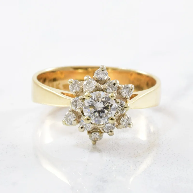 The Biggest Jewelry Sale Of The Year Is Here Double Halo Snowflake Diamond Ring | 0.45ctw | SZ 6 | The Biggest Jewelry Sale Of The Year Is Here Double Halo Snowflake Diamond Ring | 0.45ctw | SZ 6 |