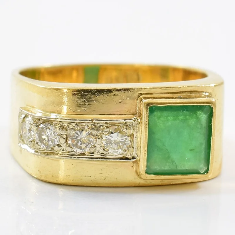 Flash Deals On Fine Jewelry – Shop Before It's Gone Emerald & Diamond Square Ring | 0.18ctw, 1.60ct | SZ 5.25 | Flash Deals On Fine Jewelry – Shop Before It's Gone Emerald & Diamond Square Ring | 0.18ctw, 1.60ct | SZ 5.25 |