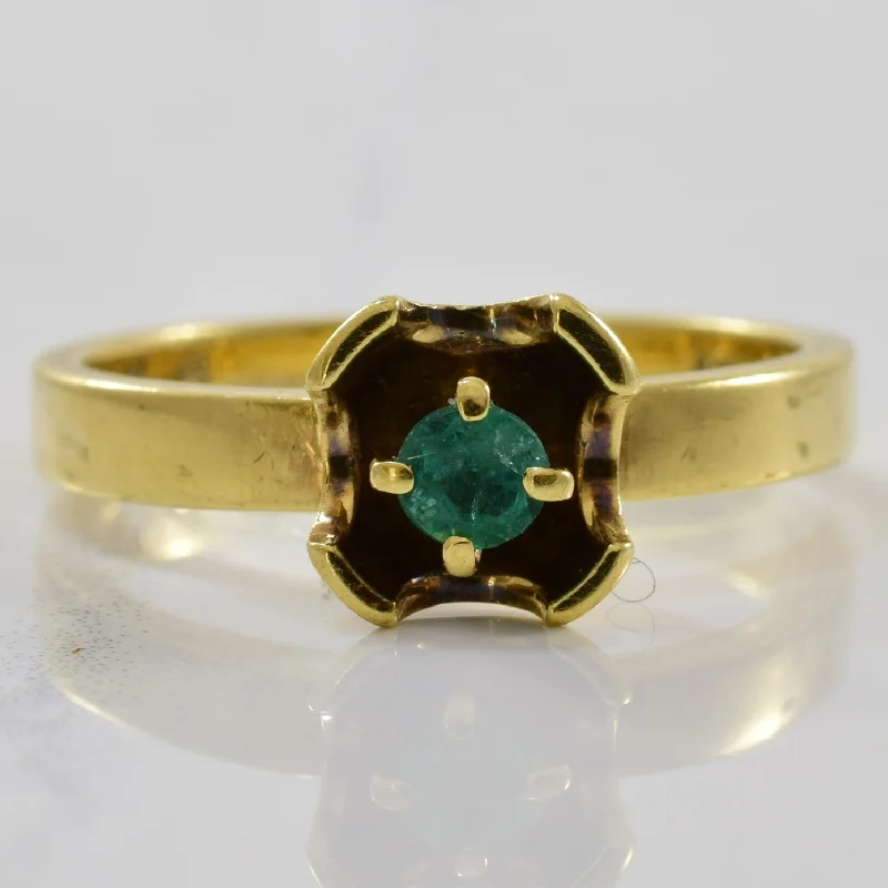 Timeless Elegance, Temporary Discounts – Act Fast Floral Emerald Ring | 0.14ct | SZ 7 | Timeless Elegance, Temporary Discounts – Act Fast Floral Emerald Ring | 0.14ct | SZ 7 |