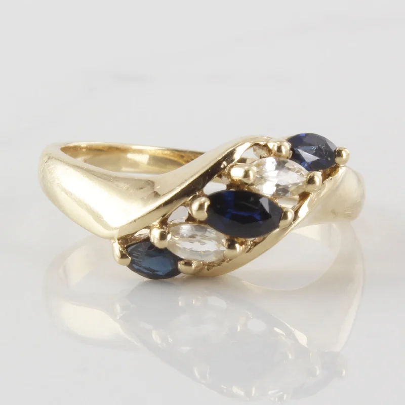 Luxury Jewelry Now At Special Promotional Rates Blue & White Sapphire Ring | 0.35ctw | SZ 6.5 | Luxury Jewelry Now At Special Promotional Rates Blue & White Sapphire Ring | 0.35ctw | SZ 6.5 |