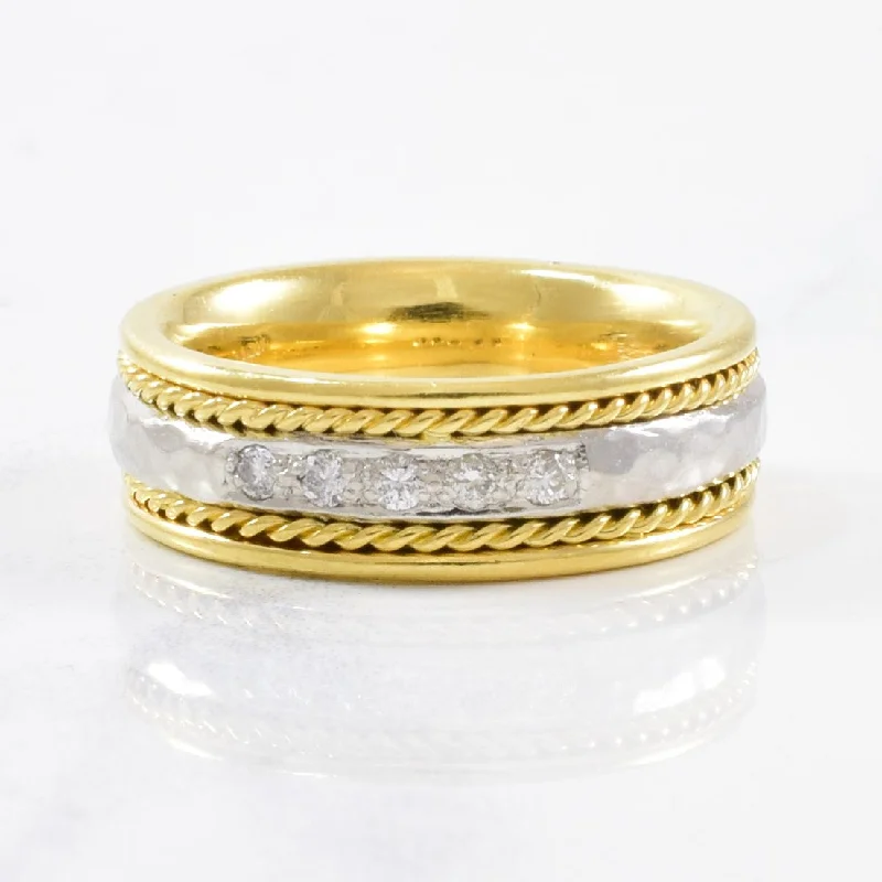 Exclusive Savings On Timeless Jewelry Pieces Kane & Baron' Flush Set Two Tone Diamond Band | 0.10ctw | SZ 5.5 | Exclusive Savings On Timeless Jewelry Pieces Kane & Baron' Flush Set Two Tone Diamond Band | 0.10ctw | SZ 5.5 |