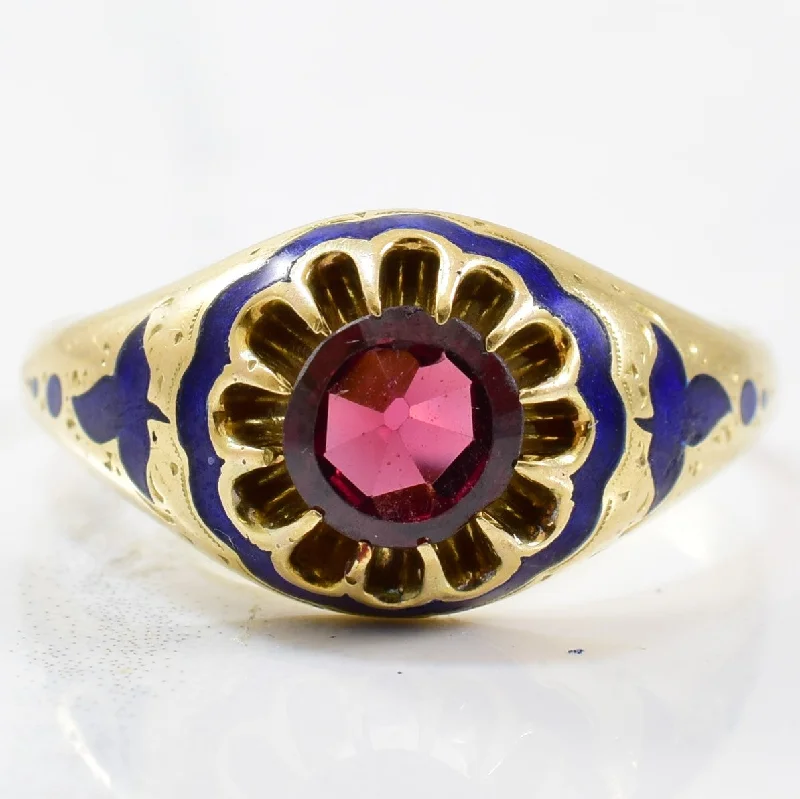 Elegant Designs, Unbeatable Discounts – Shop Jewelry Now Art Nouveau Garnet & Enamel Ring | 0.80 ct | SZ 8.5 | Elegant Designs, Unbeatable Discounts – Shop Jewelry Now Art Nouveau Garnet & Enamel Ring | 0.80 ct | SZ 8.5 |