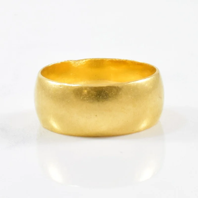 Shop Dazzling Rings, Earrings, And More At Special Discounts 1960s Wide Gold Band | SZ 6.25 | Shop Dazzling Rings, Earrings, And More At Special Discounts 1960s Wide Gold Band | SZ 6.25 |