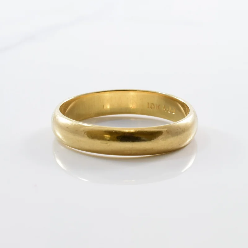 Special Deals On Handcrafted And Designer Jewelry Classic Yellow Gold Band | SZ 7 | Special Deals On Handcrafted And Designer Jewelry Classic Yellow Gold Band | SZ 7 |