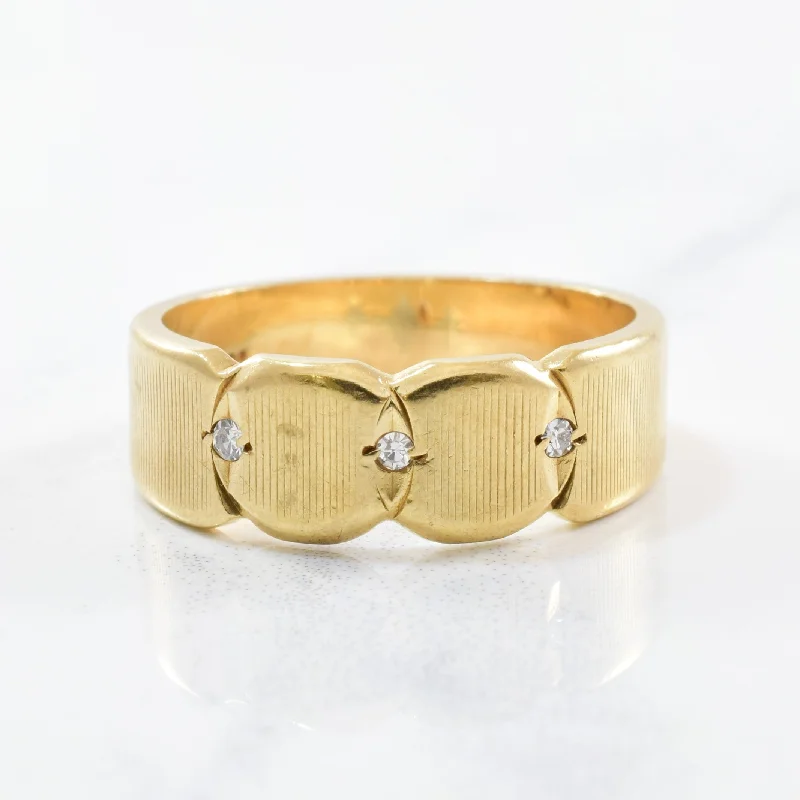 Affordable Luxury Jewelry – Style At A Great Price Gold Band With Diamond Accents | 0.01ctw | SZ 6 | Affordable Luxury Jewelry – Style At A Great Price Gold Band With Diamond Accents | 0.01ctw | SZ 6 |