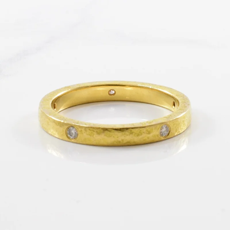 Get The Best Deals On Timeless Jewelry Pieces Hammered Gypsy Set Diamond Band | 0.10ctw | SZ 6.5 | Get The Best Deals On Timeless Jewelry Pieces Hammered Gypsy Set Diamond Band | 0.10ctw | SZ 6.5 |