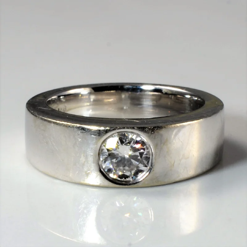 Chic And Stylish Jewelry At Discounted Prices Gypsy Set Solitaire Diamond Ring | 0.65ct | SZ 6.5 | Chic And Stylish Jewelry At Discounted Prices Gypsy Set Solitaire Diamond Ring | 0.65ct | SZ 6.5 |