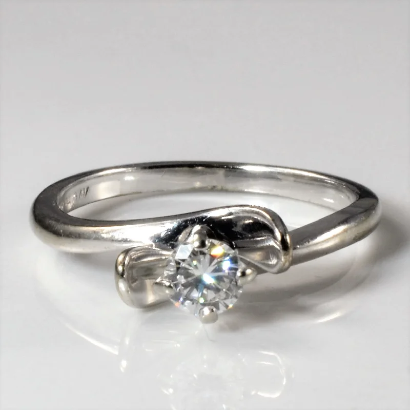 Waterproof Stainless Steel Jewelry For Lasting Beauty High Set Solitaire Diamond Ring | 0.25ct | SZ 6 | Waterproof Stainless Steel Jewelry For Lasting Beauty High Set Solitaire Diamond Ring | 0.25ct | SZ 6 |