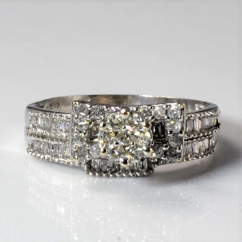 Beautiful Jewelry, Breathtaking Discounts – Hurry In Petite Diamond Cluster Wedding Set | 0.37ctw | SZ 5 | Beautiful Jewelry, Breathtaking Discounts – Hurry In Petite Diamond Cluster Wedding Set | 0.37ctw | SZ 5 |