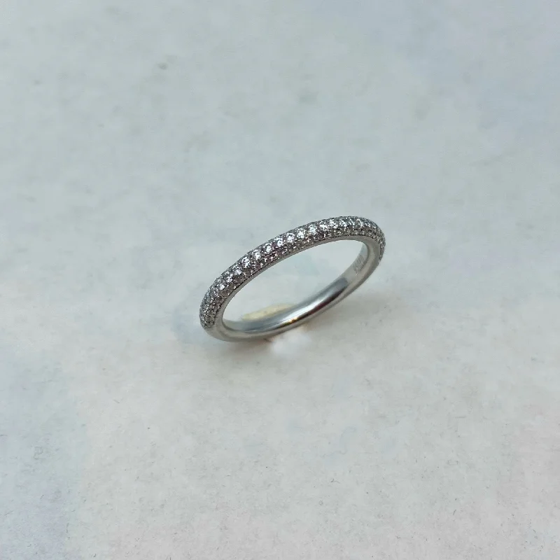 Limited-Time Jewelry Discounts – Shine Without The Splurge Pave Diamond Semi Eternity Palladium Band | 0.60ctw | SZ 8.5 | Limited-Time Jewelry Discounts – Shine Without The Splurge Pave Diamond Semi Eternity Palladium Band | 0.60ctw | SZ 8.5 |