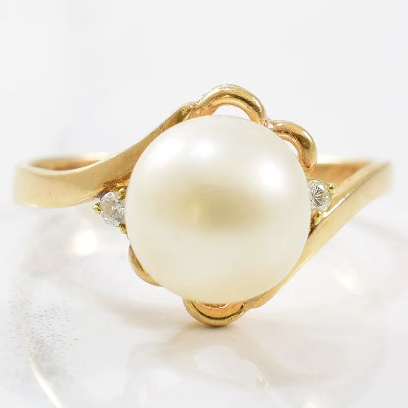 Flash Jewelry Sale – Get Stunning Pieces At Low Prices Pearl & Diamond Bypass Ring | 0.03ctw, 4.00ct | SZ 6 | Flash Jewelry Sale – Get Stunning Pieces At Low Prices Pearl & Diamond Bypass Ring | 0.03ctw, 4.00ct | SZ 6 |