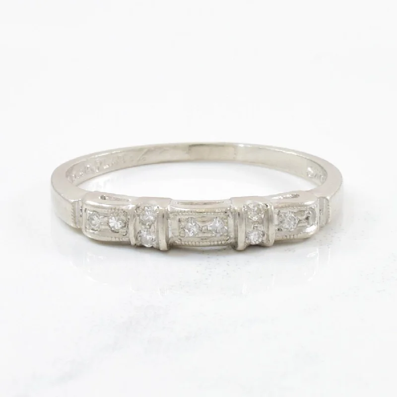 Luxury Meets Affordability – Jewelry Sale Now Live 'Birks' Art Deco Diamond Band | 0.05ctw | SZ 6.25 | Luxury Meets Affordability – Jewelry Sale Now Live 'Birks' Art Deco Diamond Band | 0.05ctw | SZ 6.25 |