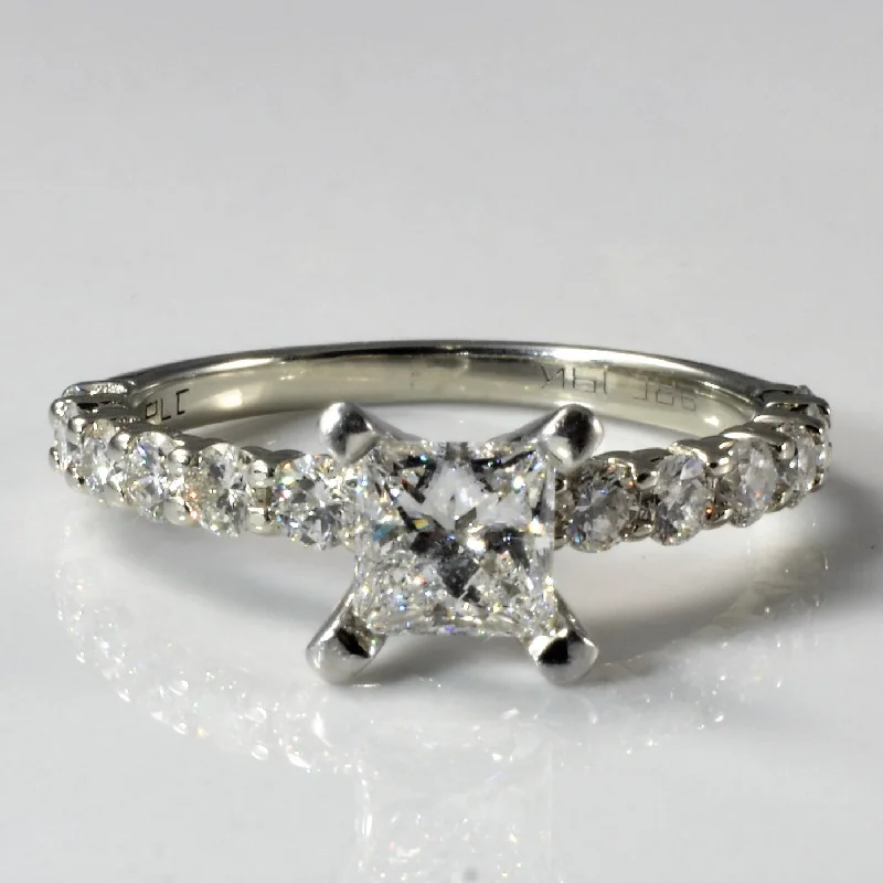 Shop Trending Jewelry With Exclusive Savings 'Spence Diamonds' Brilliant Princess Diamond Engagement Ring | 1.21ctw | SZ 5.5 | Shop Trending Jewelry With Exclusive Savings 'Spence Diamonds' Brilliant Princess Diamond Engagement Ring | 1.21ctw | SZ 5.5 |