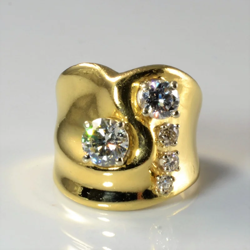 Exclusive Online Jewelry Sale – Don't Wait 'Birks' Modern Toi et Moi Style Cocktail Ring | 1.32ctw | SZ 7.25 | Exclusive Online Jewelry Sale – Don't Wait 'Birks' Modern Toi et Moi Style Cocktail Ring | 1.32ctw | SZ 7.25 |