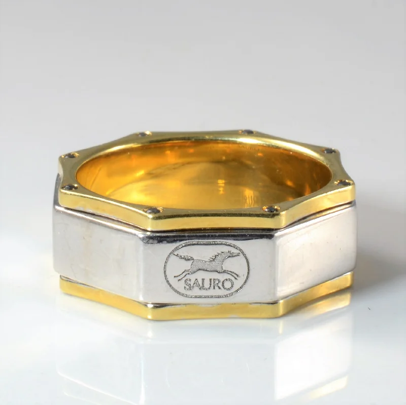 Flash Sale On Stunning Jewelry – Limited Stock Available 'Sauro' Two Tone Gold Spinner Ring | SZ 10 | Flash Sale On Stunning Jewelry – Limited Stock Available 'Sauro' Two Tone Gold Spinner Ring | SZ 10 |