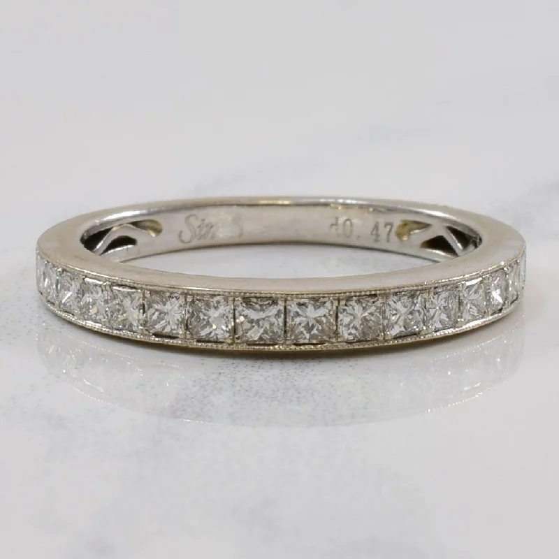 Best-Selling Jewelry Styles Now At Exclusive Discounts Simon G' Princess Diamond Band | 0.47ctw | SZ 4.5 | Best-Selling Jewelry Styles Now At Exclusive Discounts Simon G' Princess Diamond Band | 0.47ctw | SZ 4.5 |