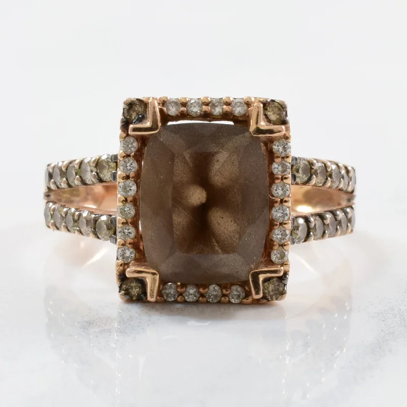 Premium Diamond Jewelry At Once-In-A-Lifetime Discounts Le Vian' Smoky Quartz & Champagne Diamond Halo Ring | 0.50ctw, 2.50ct | SZ 8.5 | Premium Diamond Jewelry At Once-In-A-Lifetime Discounts Le Vian' Smoky Quartz & Champagne Diamond Halo Ring | 0.50ctw, 2.50ct | SZ 8.5 |