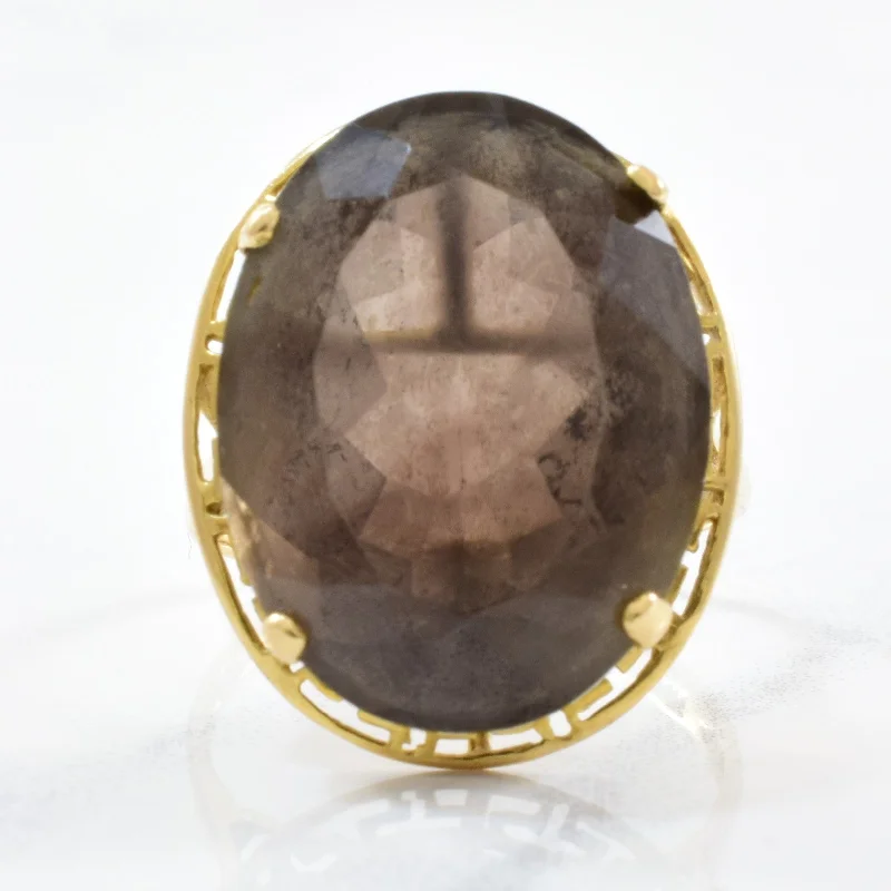 Your Perfect Accessory Now At The Best Price Smoky Quartz Cocktail Ring | 14.00ct | SZ 7.25 | Your Perfect Accessory Now At The Best Price Smoky Quartz Cocktail Ring | 14.00ct | SZ 7.25 |