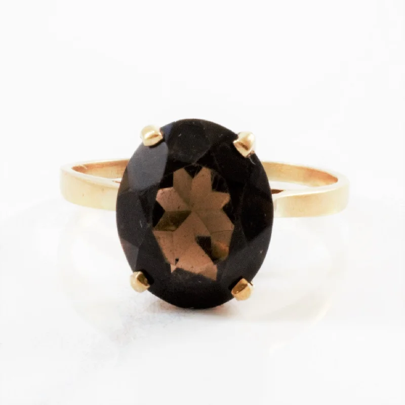 Limited-Time Offer On Elegant Jewelry Pieces Smoky Quartz Solitaire Ring | 3.75ct | SZ 8.5 | Limited-Time Offer On Elegant Jewelry Pieces Smoky Quartz Solitaire Ring | 3.75ct | SZ 8.5 |