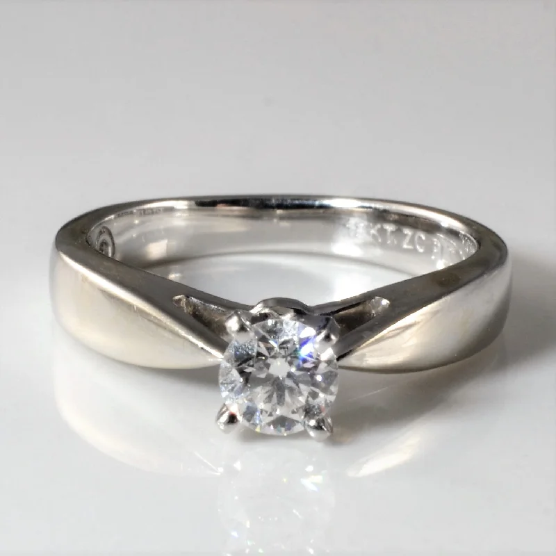 Must-Have Jewelry At Irresistible Discounts Tapered Cathedral Solitaire Canadian Diamond Ring | 0.32ct | SZ 4 | Must-Have Jewelry At Irresistible Discounts Tapered Cathedral Solitaire Canadian Diamond Ring | 0.32ct | SZ 4 |